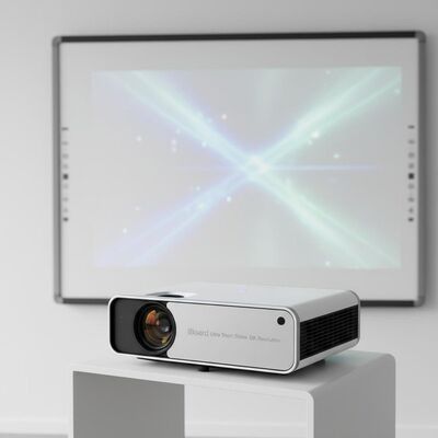 iBoard Goedkope DLP Laser Draagbare Projector 4K Whiteboard Ultra Short Throw Projector voor klaslokaal School Teaching Boards