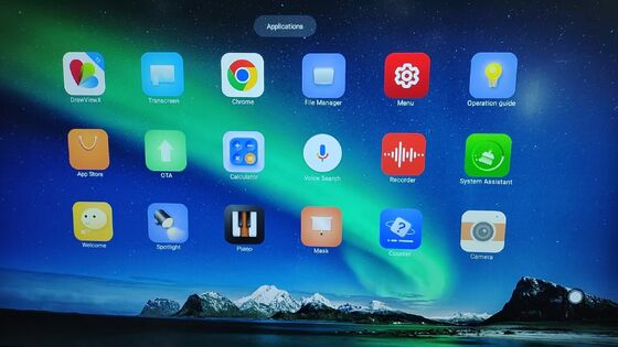 Ingebouwde Android-systeem-upgrade Interactief Whiteboard Touch Screen Monitor
