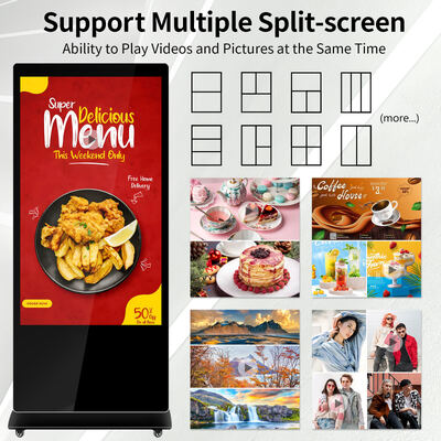 Beweegbare LED-posterscherm Draagbare vloerstaande LED-display voor commerciële reclame en evenementen