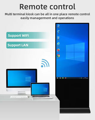 Android Systeem Digitale Signage met Infrarood Touchscreen, Multi-OS Ondersteuning en Full HD Resolutie voor Interactieve Reclame