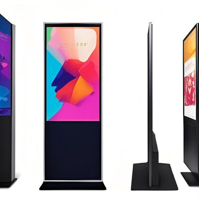 iBoard 43 Inch Vloerstaande Verticale Lcd Touchscreen Binnen Smart Advertising Screen Display Digitale Signage Reclamemachine