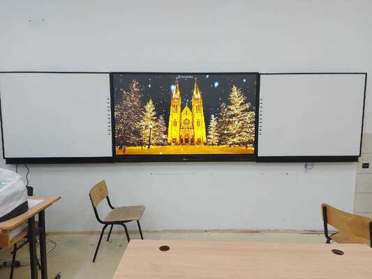 75 inch digitaal whiteboard Groen bord voor IFPD Interconnected LCD Blackboard