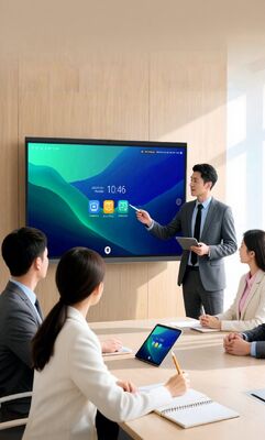 75 inch 4K UHD Interactief Flat Panel met 20 punten Multi Touch en Android 9.0 OS Smart Board
