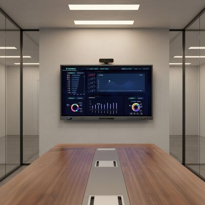 98-inch interactief flatpanel met 4K UHD-resolutie Android 9.0 en ingebouwde luidsprekers van 2 x 10 W voor verbeterde samenwerking