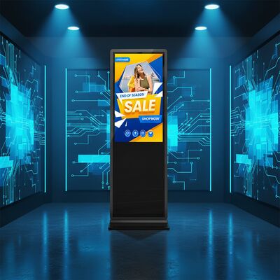 Internet GPRS aangedreven Digital Signage met 8g-geheugen en Cloud-gebaseerd CMS dat contentbeheer en interactieve displays levert