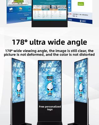 Digital Signage with Intel Core i3/i5/i7 CPU, Wall Mounted or Free Standing, and LCD LED Backlight Display