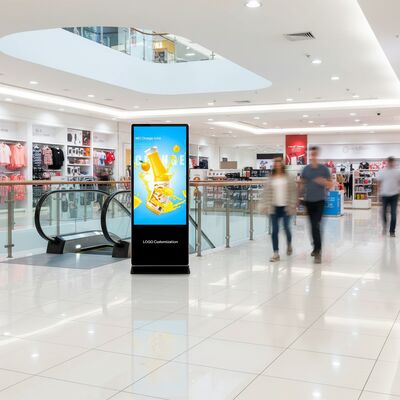 43/55 inch HD Binnen Verticale Reclame Kiosk Alles-in-één LCD Display Touch Interactief Scherm Digitale Signage