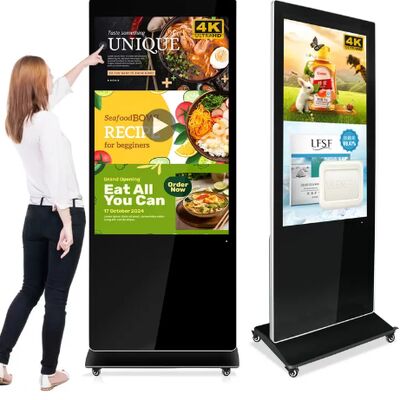 Linux besturingssysteem digitale signage met 4000:1 contrastverhouding voor duidelijke heldere beelden en eenvoudige contentupdates