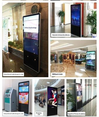 43 inch Black Display Mode Digitaal signage met afstandsbeheer van inhoud en aangepaste schermgrootte voor verbeterde advertentieweergave