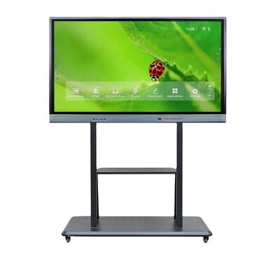 Meertalige opties 75 inch display met alles-in-één apparaat met achterplaat van gegalvaniseerd ijzerstaal, ondersteunt meerdere OSD-talen