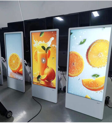 43 inch touchscreen kiosk met 1080p resolutie voor interactieve digitale signage en advertentie display
