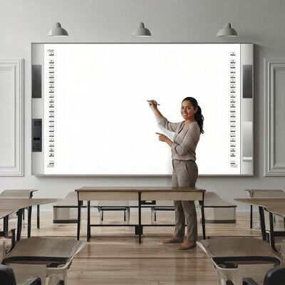 55 65 75 85 98 100 Inch China Onderwijs Digitaal Interactief Flat Panel Touch Screen Whiteboard Smart White Board voor school