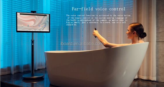 27 inch touchscreen kiosk met 10W2 luidsprekers voor interactieve openbaar vervoer informatie