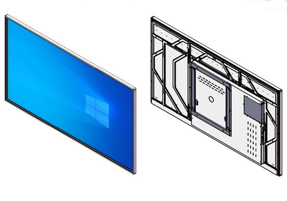 65 inch wandmontage touchscreen commerciële display reclamekiosk digitale signage