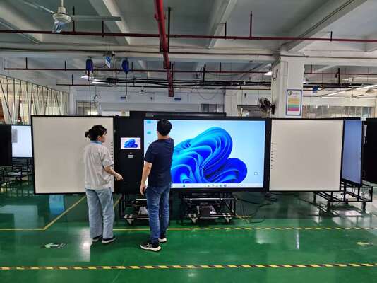 110 inch Interconnected Blackboard Smart Whiteboard Interactief Flat Panel Display All In One