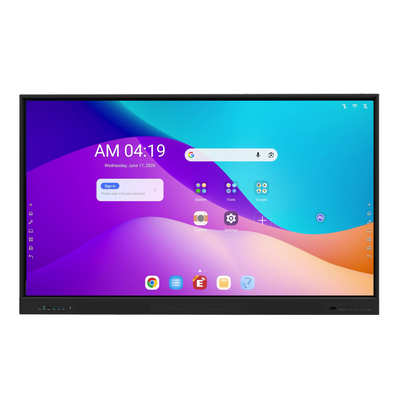 Google EDLA-gecertificeerde Android 16 interactieve flatpanelschermen 65/75/86/98 inch van iBoard