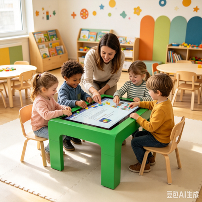Interactieve Touch Table Smart Touch Screen tafels voor kinderen 43 inch