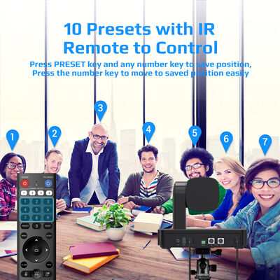 4K PTZ Conferentiecamera AI Dual-lens Tracking Camera