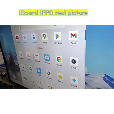 Populair interactief platte paneel 55 inch 4k resolutie Smart Touch met nieuwe Android systeem apparatuur voor klaslokaal kantoor vergadering