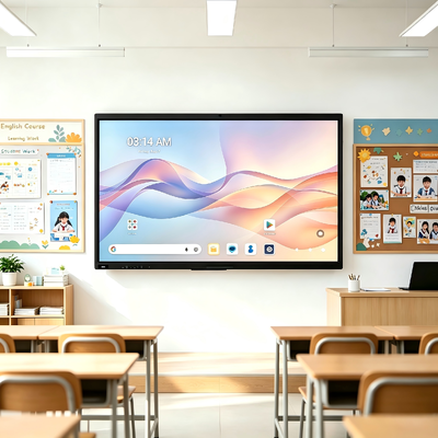 iBoard 86 Inch Interactief Vlak Paneel Smart whiteboard met Google EDLA Gecertificeerd