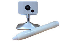 Draagbare interactieve whiteboard pen aanraakgevoelige interactieve apparaat op normaal whiteboard of plat oppervlak voor school