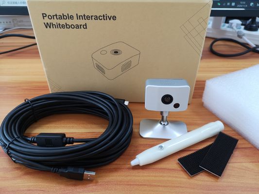 Draagbare interactieve whiteboard pen aanraakgevoelige interactieve apparaat op normaal whiteboard of plat oppervlak voor school