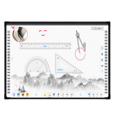 86 Inch Interactief Whiteboard met 20-punts Capacitief Touchscreen en 8 MP Pixel Visualizer voor Conferenties en Onderwijs