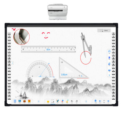 Elektronisch DTV Optisch Interactief Whiteboard met 2 Touchpunten en 32768 x 32768 Resolutie Smart Board