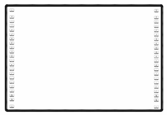 SKD Infrarood Interactief Multi Touch Screen Whiteboard Smart Board 20 Touch Points CE ROHS