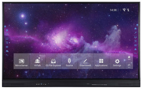 System Upgrade Interactieve touchscreen monitor met afstandsopwaardering via internetnetwerk en LED-achterlicht display functie