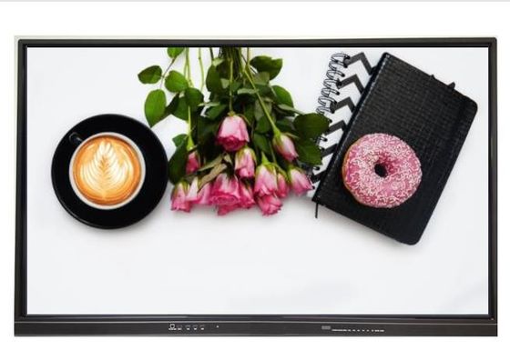 86 muur van het het“ LEIDENE zet de Interactieve Super Slimkader van Whiteboard op