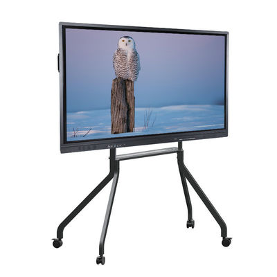 4K LEIDENE Interactieve Slimme Raad 65 duim Android 8 Systeem, Aluminiumkader, Steun OPS