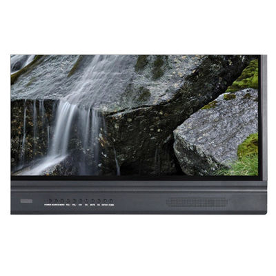 65 Duim LEIDENE Interactieve Whiteboard, Android 9 Slim Vlak Comité 10/20 de Infrarode Zwarte Kleur van Aanrakingspunten