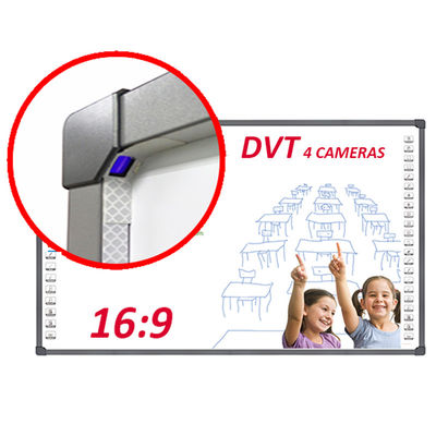 Het slimme Klassen Optische Interactieve Onderwijs Whiteboard voor Schoolonderwijs 2 Camera's Zwart Kader