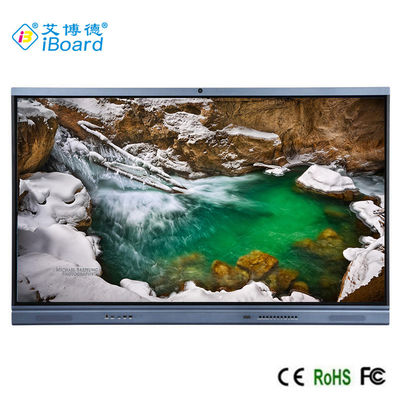 98“ LEIDENE Interactieve Whiteboard, FCC LEIDENE van de het Schermaanraking TV voor Klaslokaal Android 11 Ingebouwde Camera