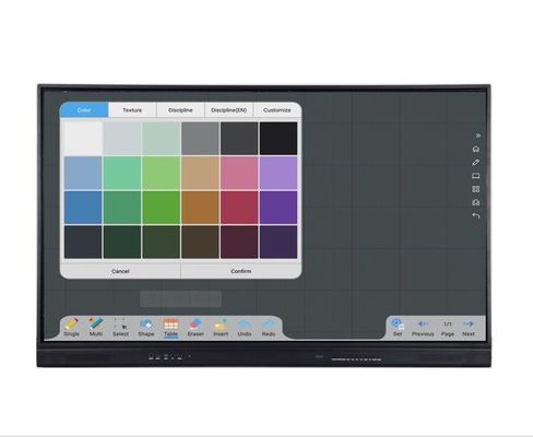 86“ 0 Gap LCD Slimme Mobiele de Tribuneinstallatie van de Raads Multiaanraking
