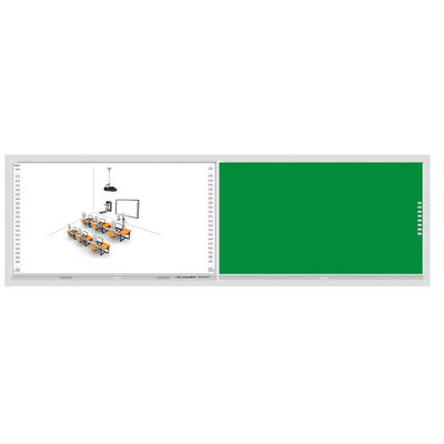 86 inch Intelligent Blackboard Recordable Smart Screen Interactief Whiteboard Met OPS 40 Touch Points Groenbord