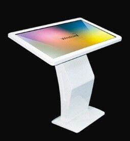 HD vloer die de Digitale Signage 3840x2160 van de LEIDENE Vertoning Touch screenkiosk bevinden zich