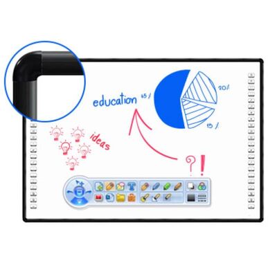 Interactief Smart Whiteboard met 10-punts touch infraroodtechnologie en multi-OS compatibiliteit voor onderwijs en bedrijfsleven