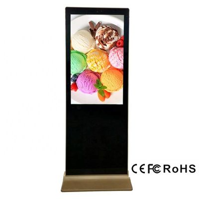 Reclameapparatuur capacitieve touchscreen digitale borden kiosk vloer staande interactief lcd-scherm