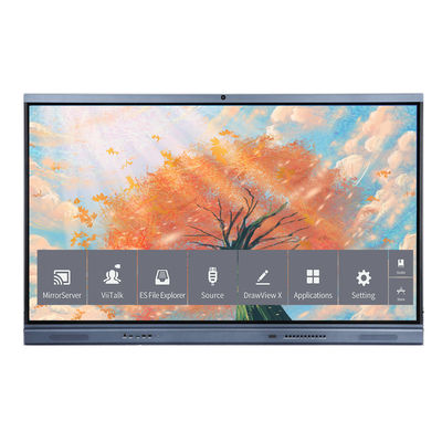 20 Touch Point 75 Inch LCD Smart Board Voor Interactieve Touch Solutions In School Office Conferentie Interactieve platte paneel
