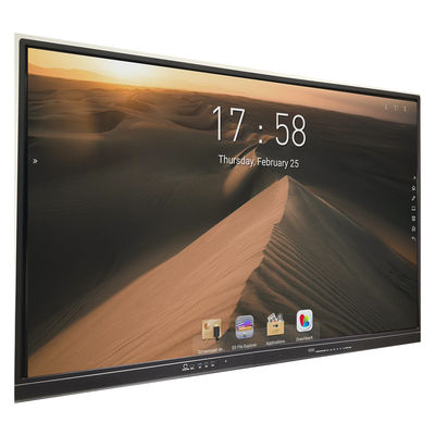 65 Duim 4mm het Aangemaakte Interactieve Whiteboard 4K DLED Scherm van Glasirl