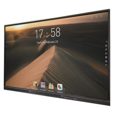 65 Duim 4mm het Aangemaakte Interactieve Whiteboard 4K DLED Scherm van Glasirl