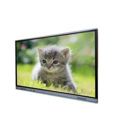 4K Interactief Whiteboard IFPD Smart Monitors Multi Touch Screen Display Met Camera&mic All In One Computer Voor School