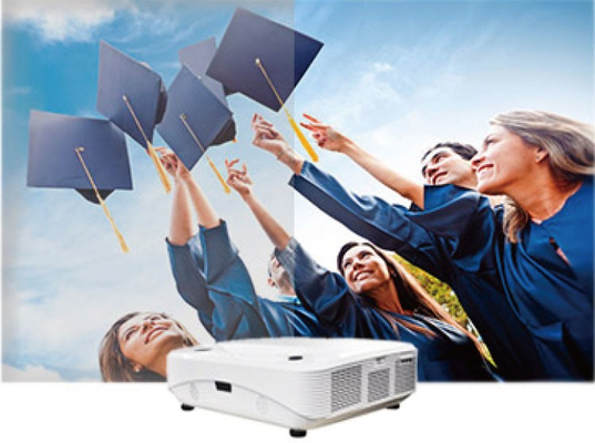 iBoard Goedkope DLP Laser Draagbare Projector 4K Whiteboard Ultra Short Throw Projector voor klaslokaal School Teaching Boards
