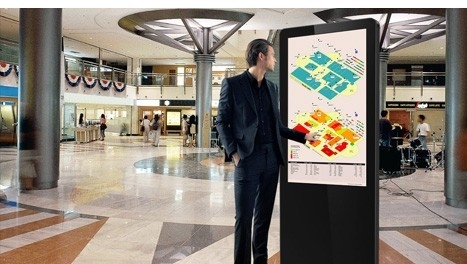 LED Kiosk Display, Interactieve Digital Signage Advertising Machine CE 10 Touch Points Screen