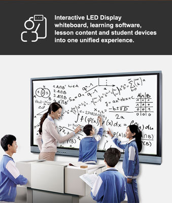 Iboard Factory Direct 75 inch 4K Multi Touch Smart Screen Interactief Platte Scherm Display Whiteboard voor vergaderingen en lesgeven