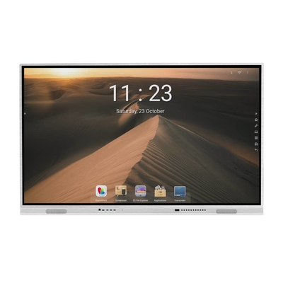 Android 11 van het de Aanrakingskader 6+64G van IRL Interactieve Whiteboard de Cameramic type-C Facultatieve Raadsvertoning voor Bureau