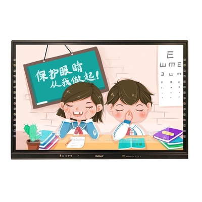 86 inch Interactief touchscreen monitor Interactieve borden met mobiele stand