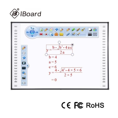 82 inch Infrarood Interactieve boards met E3 keramisch/ nano oppervlaktewerk met projector